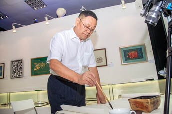 Contemporary Museum of Calligraphy held Chinese calligraphy workshop