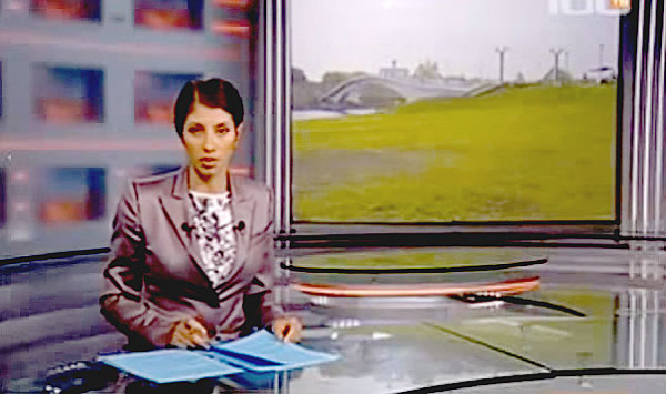 100电视台，“最新新闻”节目，2010年9月10日