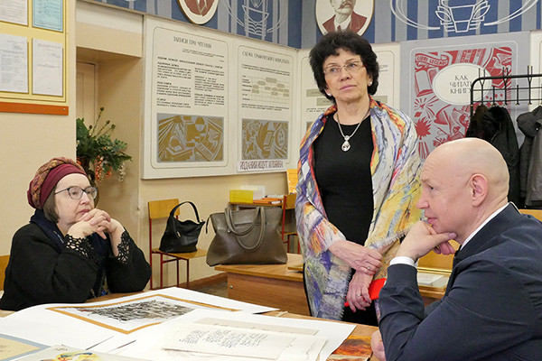 世界书法博物馆馆长阿列克谢•萨布罗夫会见梁赞州的艺术家