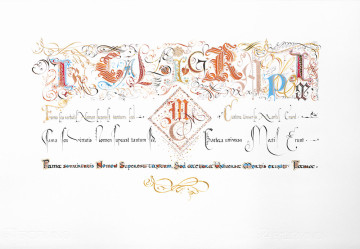Mira calligraphiae I （格奥尔格•博克斯卡伊作品仿作，匈牙利，逝于1575年）