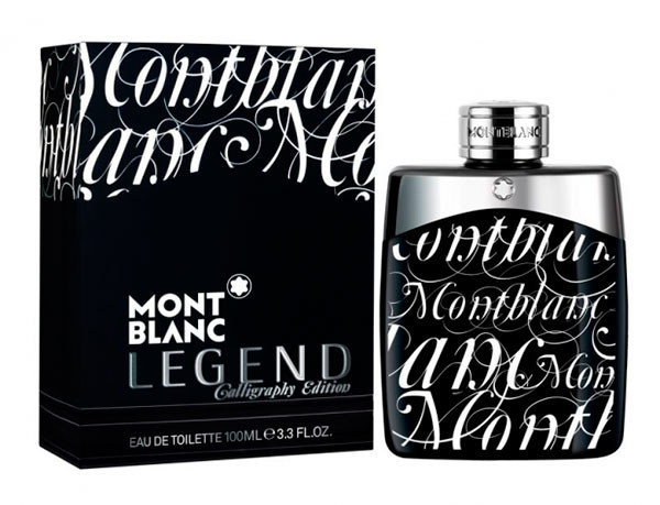 При создании нового оформления для аромата «Montblanc Legend» дизайнеры вдохновлялись искусством каллиграфии
