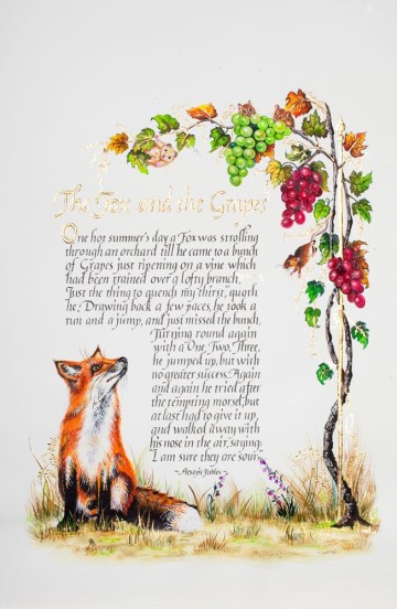 The Fox and the grape