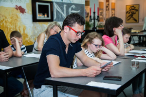 Spring presentation of the children's calligraphy course Spring presentation of the children's calligraphy course