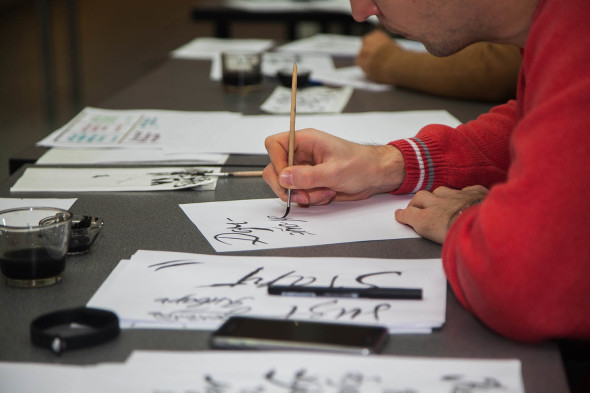 Brushpen Calligraphy workshop