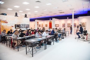Total dictation held in the Contemporary Museum of calligraphy