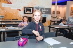 Test of the quill at the children’s course Test of the quill at the children’s course