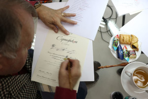“Spencerian” Intensive course by Michael Sull in Moscow “Spencerian” Intensive course by Michael Sull in Moscow