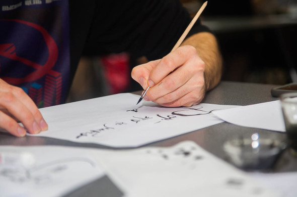 Brushpen Calligraphy workshop