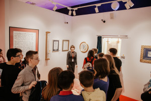 A sightseeing tour was held at the World Calligraphy Museum with a master class for children of the “Lichnost” private school A sightseeing tour was held at the World Calligraphy Museum with a master class for children of the “Lichnost” private school