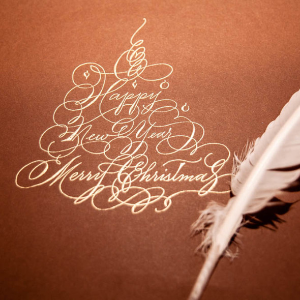 Новогодний интенсив «Поздравительная каллиграфия острым пером»