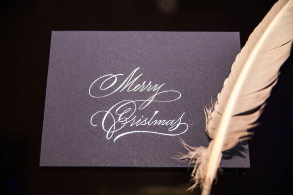 New Year crash course “Holiday pointed pen calligraphy”