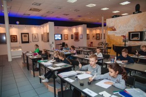 Test of the quill at the children’s course Test of the quill at the children’s course