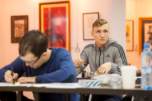 Занятия студентов курса «Остроконечное перо» Занятия студентов курса «Остроконечное перо»