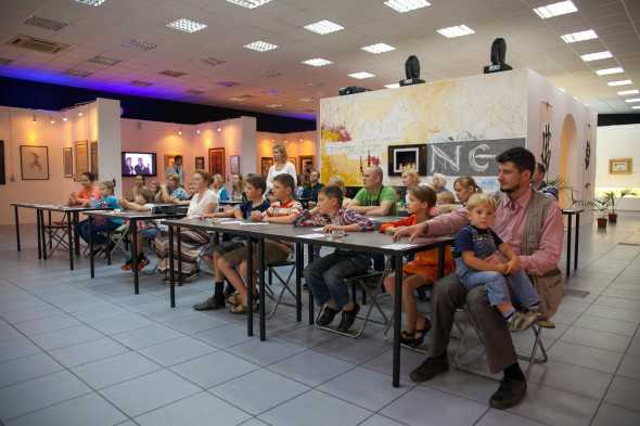 Presentation of the “Pointed pen course” for kids