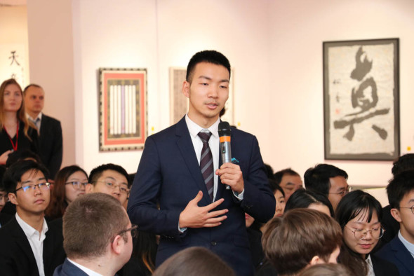 A conference for Russian and Chinese students named “Be grateful, serve the community”