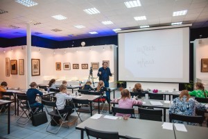 Test of the quill at the children’s course Test of the quill at the children’s course