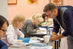 Занятия студентов курса «Остроконечное перо» Занятия студентов курса «Остроконечное перо»