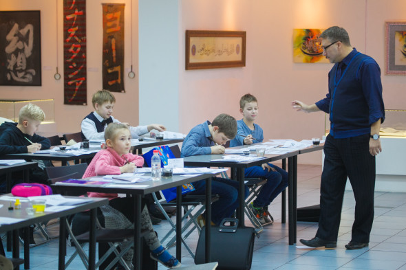 Graduation of the children’s calligraphy course