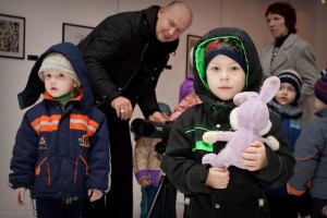 The youngest participants of the exhibition. The youngest participants of the exhibition.