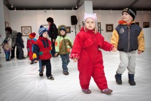 The youngest participants of the exhibition. The youngest participants of the exhibition.