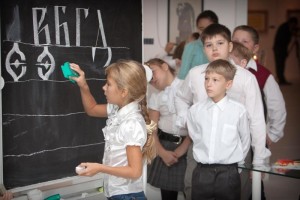 The youngest participants of the exhibition. The youngest participants of the exhibition.