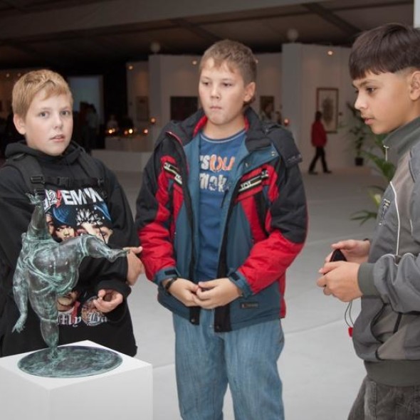 Самые юные посетители выставки