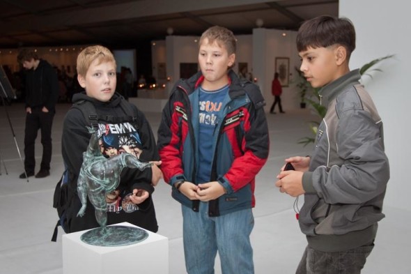 Самые юные посетители выставки