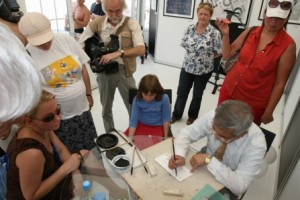 Presentation of the International Exhibition of Calligraphy at the “Wonder garden” children’s festival in Kolomenskoye park Presentation of the International Exhibition of Calligraphy at the “Wonder garden” children’s festival in Kolomenskoye park