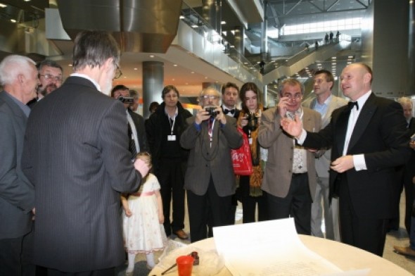 Presentation of the International Exhibition of Calligraphy at the Crocus Expo International Exhibition Center