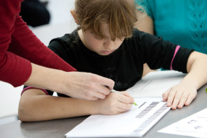 The first children’s class at the School of Calligraphy The first children’s class at the School of Calligraphy