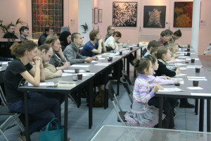 Final workshops at the IV International Exhibition of Calligraphy