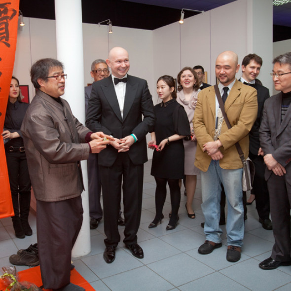Kim Jong Chil Solo Exhibition Opening Ceremony