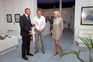 Opening of Calligraphy, Water, And Chance one-man exhibition of works by Vitaly Shapovalov Opening of Calligraphy, Water, And Chance one-man exhibition of works by Vitaly Shapovalov