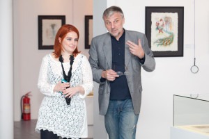 Opening of Calligraphy, Water, And Chance one-man exhibition of works by Vitaly Shapovalov Opening of Calligraphy, Water, And Chance one-man exhibition of works by Vitaly Shapovalov
