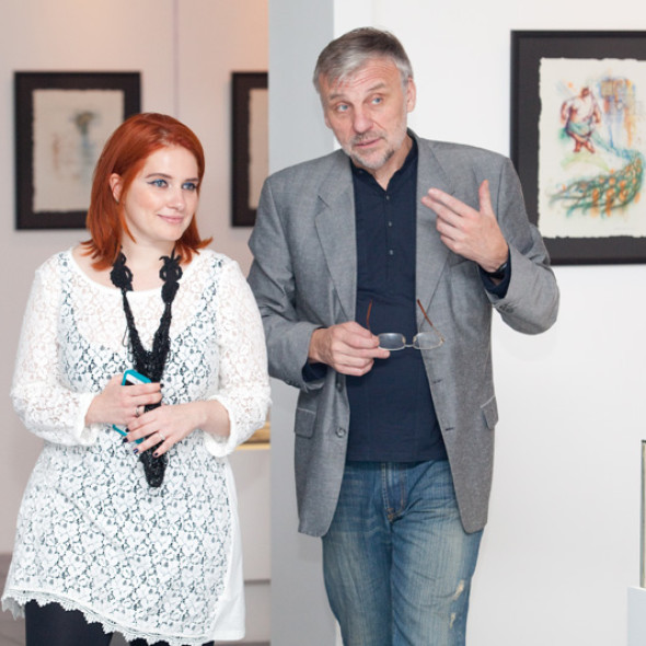 Открытие персональной выставки работ В.В. Шаповалова «Каллиграфия, вода и случай»