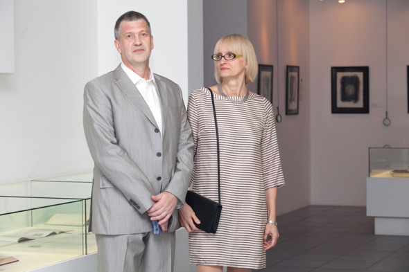 Opening of Calligraphy, Water, And Chance one-man exhibition of works by Vitaly Shapovalov