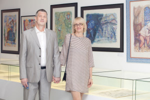 Opening of Calligraphy, Water, And Chance one-man exhibition of works by Vitaly Shapovalov Opening of Calligraphy, Water, And Chance one-man exhibition of works by Vitaly Shapovalov