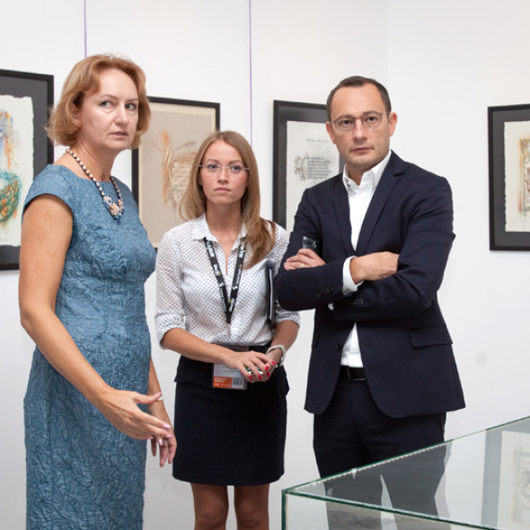 Открытие персональной выставки работ В.В. Шаповалова «Каллиграфия, вода и случай»