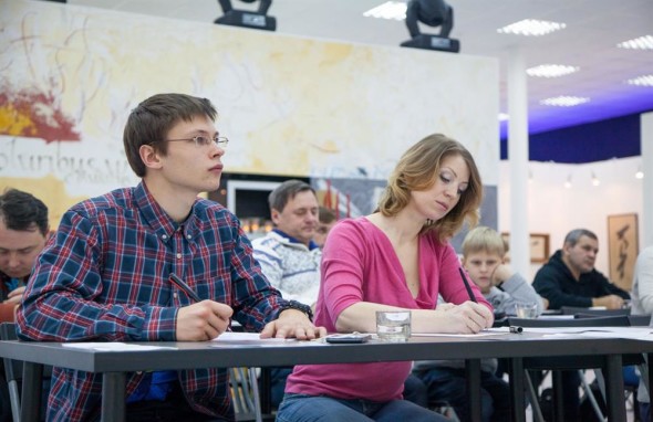 Master Class By Artyom Lebedev At The Contemporary Museum of Calligraphy