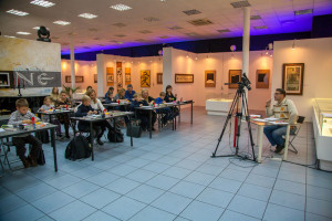 Занятия детской группы Национальной школы искусства красивого письма Занятия детской группы Национальной школы искусства красивого письма