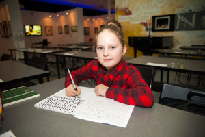 Занятия детской группы в Национальной школе искусства красивого письма Занятия детской группы в Национальной школе искусства красивого письма