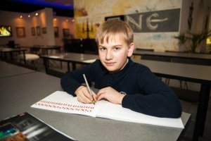 Children's classes at the National School of Calligraphy Children's classes at the National School of Calligraphy