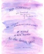 No pessimist - американская каллиграфия