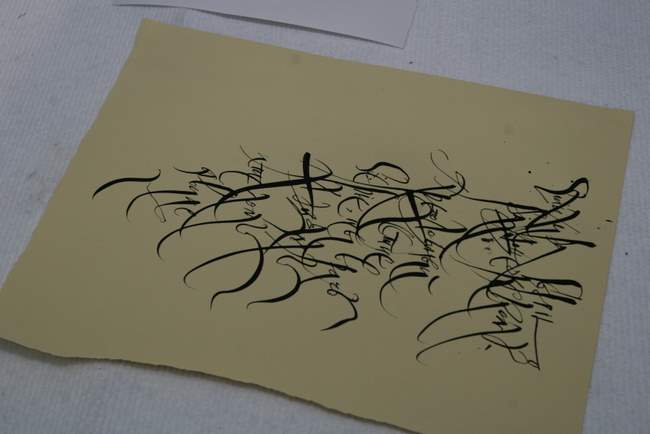 December, 10, 2008. “Master class for adults and children”. Master class by Anatoly Moshchelkov, a Moscow calligrapher