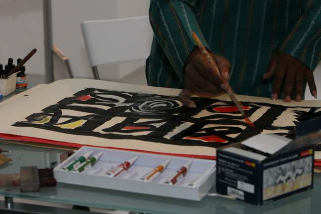 10, 11, 14 декабря 2008 г. «Самовыражение в буквах». Мастер-классы индийского каллиграфа Манохара Десаи