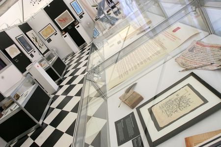 А snip of the International Exhibition of Calligraphy in Rosinka