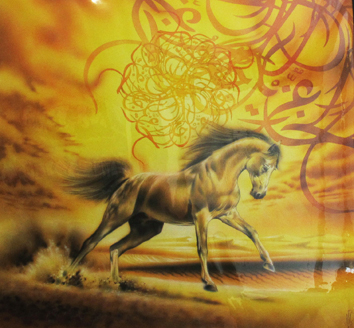 Мурад Бутрос продемонстрирует своё искусство в рамках Международного конно-охотничьего фестиваля 2012 в Абу-Даби
