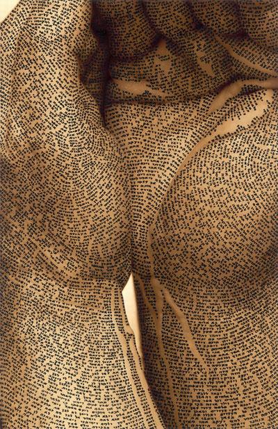 Body Sculpture: “Calligraphy on the Raw” by Ronit Bigal