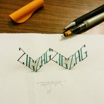 3D Calligraphy
