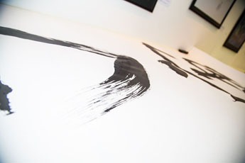 Renowned Japanese calligraphers in Moscow